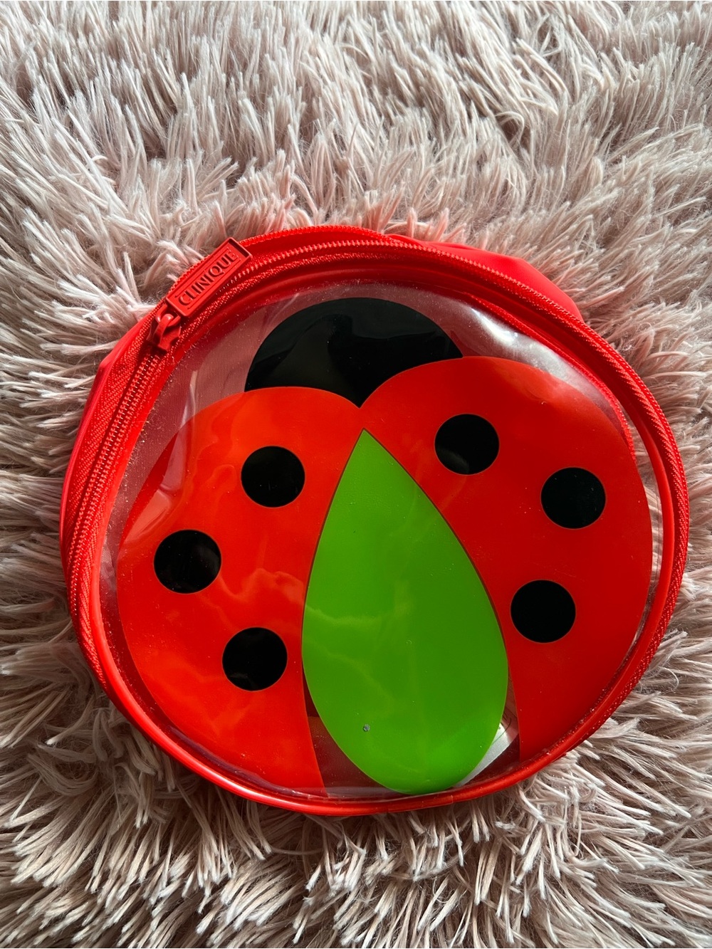 New Clinique Lady Bug Pouch